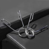 1 - Fitsy Olympic 2 Spring Collar - 2PC,  Silver 