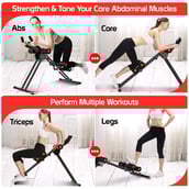 2 - Fitsy SC82188 AB Verticle Trainer, Red and Black Free Size