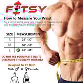 Fitsy Weight Lifting Belt Cushion Leather,  Brown  Large 