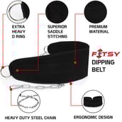 Fitsy Dipping Belt,  Black  36 x 6 inches 