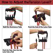 2 - Fitsy 8006 Pull Rope Rst Band,  Red  90 lb 