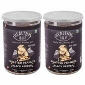 Healthy Treat Roasted Peanut (Pack of 2),  Black Pepper  0.200 kg 