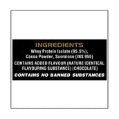 ingredients - Six Pack Nutrition Iso Pro Whey Protein Isolate,  2.2 lb  Chocolate Milk 