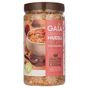 1 - GAIA Crunchy Muesli, 1 kg Strawberry