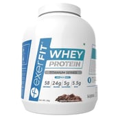 exerFIT Whey Protein Titanium Series,  4.4 lb  Mocha Cappucino 