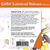 4 - Now GABA (750 mg),  120 tablet(s) 