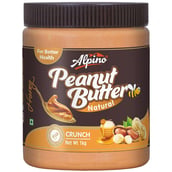 2 - Alpino Natural Honey Peanut Butter, 1 kg Crunch