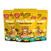 1 - Slurrp Farm Millet Pancake Mix,  Banana Choco-Chip (Pack of 3)  150 g 