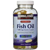Kirkland Signature Fish Oil (1200mg),  180 softgels 