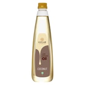 Front - Gulab Cold Pressed Oil Coconut & Extra Virgin Coconut Combo,  1 L 