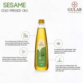 Points1 - Gulab Cold Pressed Oil Sesame (Pack of 2),  0.2 L 
