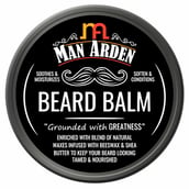 Top - Man Arden Beard Balm,  50 g  Soften & Moisturizes Beard with Beeswax & Shea Butter 