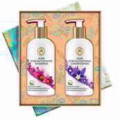 Box - Mom & World Hair Strengthening Shampoo + Hair Strengthening Conditioner,  300 ml  Protein Shampoo for Thicker and Fuller Hair 