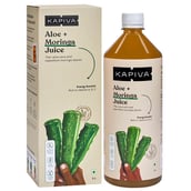 4 - Kapiva Aloe Vera + Moringa Juice (Natural Energy Booster),  1 L  Unflavoured 