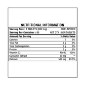 supplement - Big Muscles Calcium Vitamin D3,  60 tablet(s) 