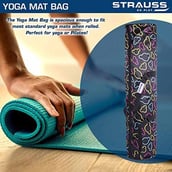 2 - Strauss Yoga Mat Bag (Full Zip),  Cloud  28 Inch 