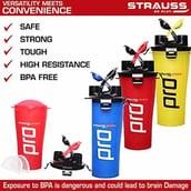 4 - Strauss Dual Shaker Pro, Red 700 ml