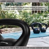 3 - Strauss Kettlebell,  Black  6 kg 