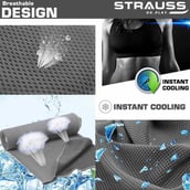2 - Strauss Cooling Towel,  Grey  80 cm 