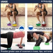 2 - Strauss Hedgehog Balance Pod, Blue 10x16x16 cm