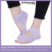 Strauss Yoga Socks,  Light Purple  Free Size 