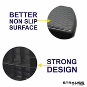 5 - Strauss Aerobic Stepper,  Black and Red  Free Size 