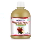 2 - HealthViva Apple Cider Vinegar 100% Natural,  0.5 L  Unflavoured (Pet Bottle) 
