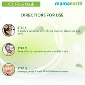 3 - Mamaearth C3 Face Mask,  100 ml  with Charcoal, Coffee and Clay 