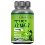 Nutrainix Vitamin K2 MK7, Natural 120 tablet(s)