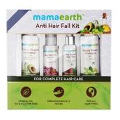 1 - Mamaearth Anti Hair Fall Kit,  4 Piece(s)/Pack  (Oil, Shampoo, Conditioner & Tonic) 