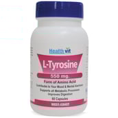 Healthvit L-Tyrosine (550mg),  60 capsules 