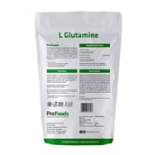 Back - ProFoods L Glutamine Powder, 2.2 lb Unflavoured