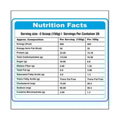 supplement - HealthXP Mass Gainer, 6.6 lb Triple Chocolate