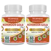 Morpheme Remedies Kohinoor Gold Plus (Pack of 2),  60 capsules 