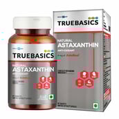 1 - TrueBasics Astaxanthin with 4mg AstaReal OP,  60 capsules 