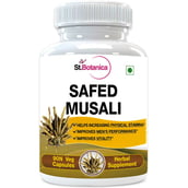 St.Botanica Safed Musli Extract (500 mg),  90 veggie capsule(s) 