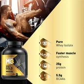 3 - MuscleBlaze Whey Gold Protein OP,  4.4 lb  Irish Cream Chocolate 