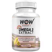WOW Omega 3,  60 capsules 