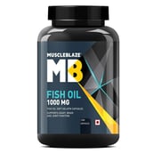 4 - MuscleBlaze Fish Oil (1000 mg) OP,  120 softgels 