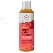 Wellbeing Nutrition USDA Organic Apple Cider Vinegar with 2X Mother  Raw Unfiltered,  0.5 L  Unflavoured 