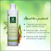 description - Organic Harvest Extra Conditioning Moisturising Shampoo, 225 ml for All Hair Types