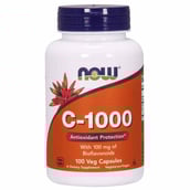 2 - Now C-1000 with 100 mg of Bioflavonoids,  100 capsules  Unflavoured 