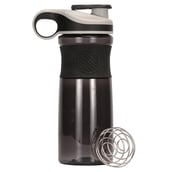 GHC Shaker Bottle with Steel Ball Made of Tritan,  Black  700 ml 