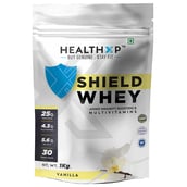1 - HealthXP Shield Whey, 2.2 lb Vanilla