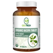 1 - Geo Fresh Organic Bacopa 750 mg,  90 tablet(s) 