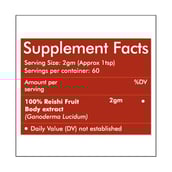 supplement - Rooted Active Naturals Reishi Mushroom Extract Powder,  120 g 