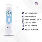 2 - Dr. Odin Non Contact Infrared Thermometer,  White 