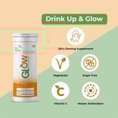 highlights - GlowGlutathione 2 in 1 Dermatologist Formulated, 15 tablet(s) Orange