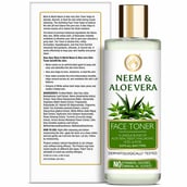 back - Mom & World Neem & Aloe Vera Face Toner,  150 ml  for All Types of Skin 