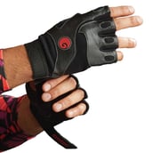 Omtex Gym Gloves (Ace),  Black  Large 
